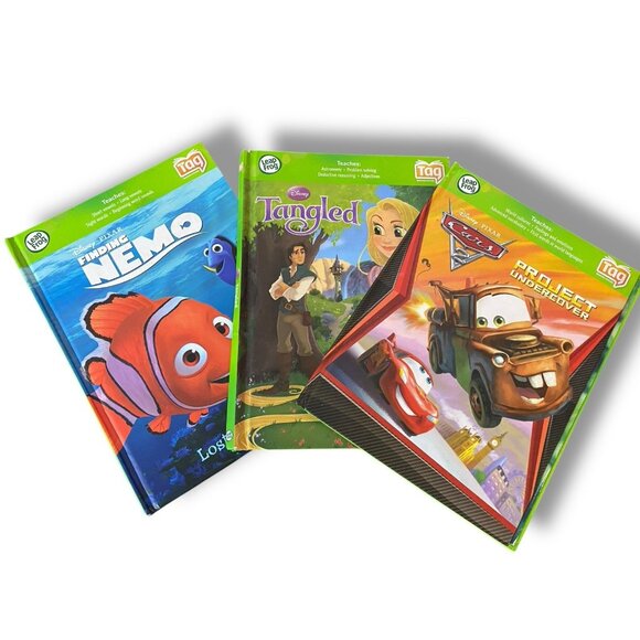 14 Leap Frog Tag Books - Paperbooks & Hardcovers Disney Pixar Learning School - Picture 3 of 5